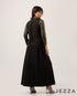 Polyester Sleeveless Dress & Ribbed Spandex Top Set 60271/63651